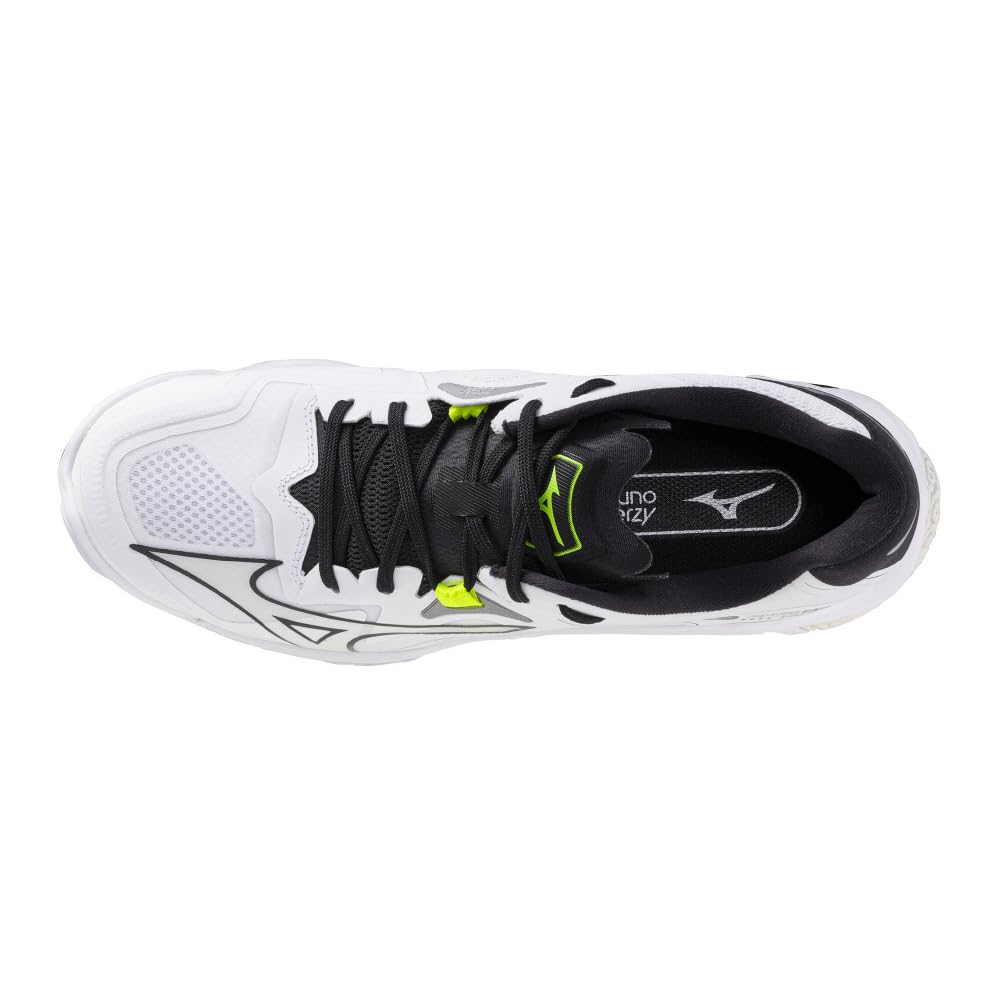 Mizuno Wave Lightning Z8 Volleyball Size Shoes, Club/Indoor, Wide, Lightweight, 25.5 cm, 3E, White/Black