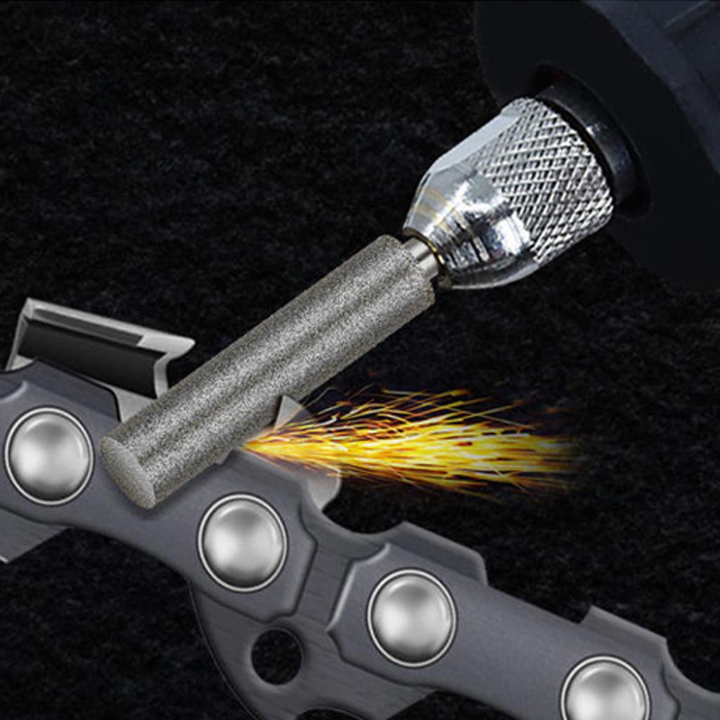 12 szt. Frezy diamentowe Kamień szlifierski Głowica Odpowiednie do łańcucha piły łańcuchowej Pilnik elektryczny o wysokiej wydajności i trwałości