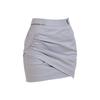 J Jane Tulip Line Shirred Skirt (Gray)
