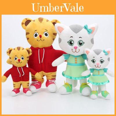 Pluszowe Zabawki Daniel Tiger i Katerina Kittycat - Miękkie i Urocze dla Dzieci