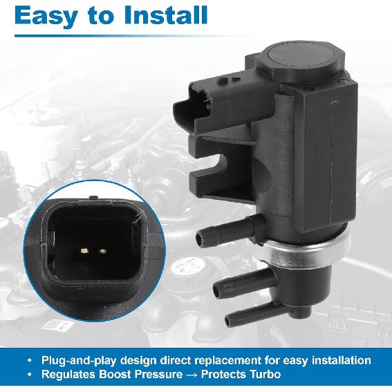 Turbo Pressure Solenoid Valve for Ford Focus Edge Fusion 2017-2019 for Lincoln MKX 2016-2018 for Lincoln Nautilus 2019-2023