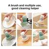 Kitchen brush Multi Use Soap Dispensing Scrub Brush anti scratch reusable pot brush sponge brush Universal Kitchen Dish Brush