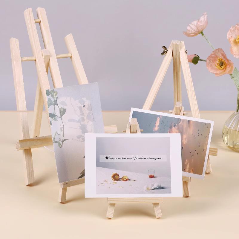 Eco-Friendly Mini Wooden Tripod for Elegant Wedding Table Decor and Craft Displays