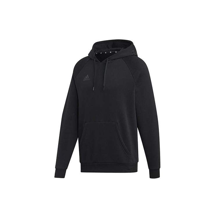 adidas Sweatshirts Men's Black Hooded Moderate Regular DY5821