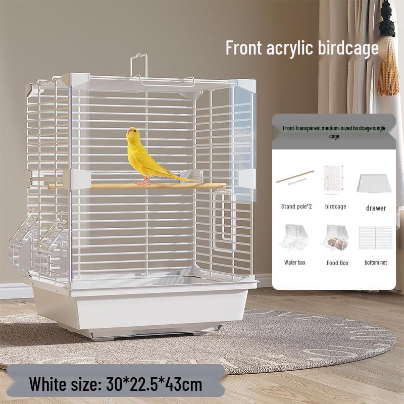 Luxury Birdcage with Breeding Box for Parrots and Budgies - Large Aviary for Cockatiels, Mynas, and More