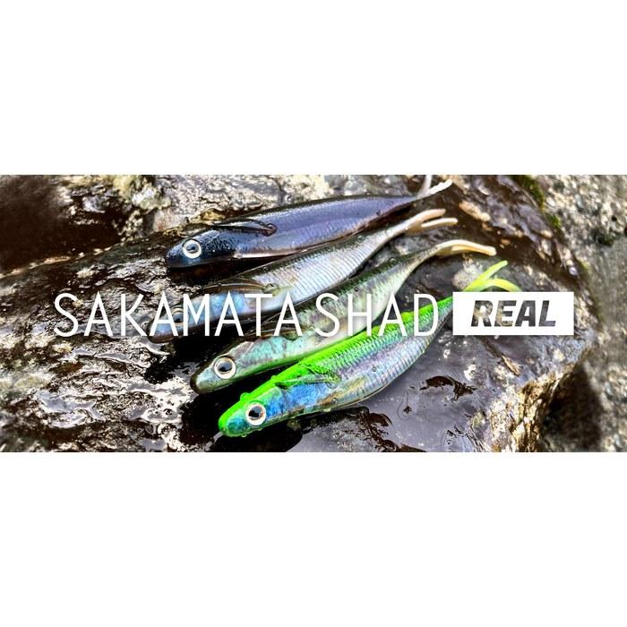 deps Sakamata Shad Real 5-inch (Pearl Wakasagi)