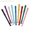 8-Hole Vertical Flute Set for Beginners Professional ABS Material with Cleaning Rod Orff Woodwinds Instrument Practice Recorders