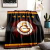 Galatasaray Sportif Club Theme Blanket Suitable For The Sofa Camping And Travel Made Of Soft Flannel Material An Ideal Gift For Occasions Such As Birt