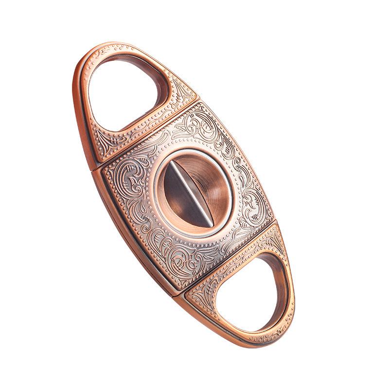 Light Luxury V-Cut Cigar Cutter: Sharp, Portable Cigar Knife, Ideal Men's Smoking Accessory