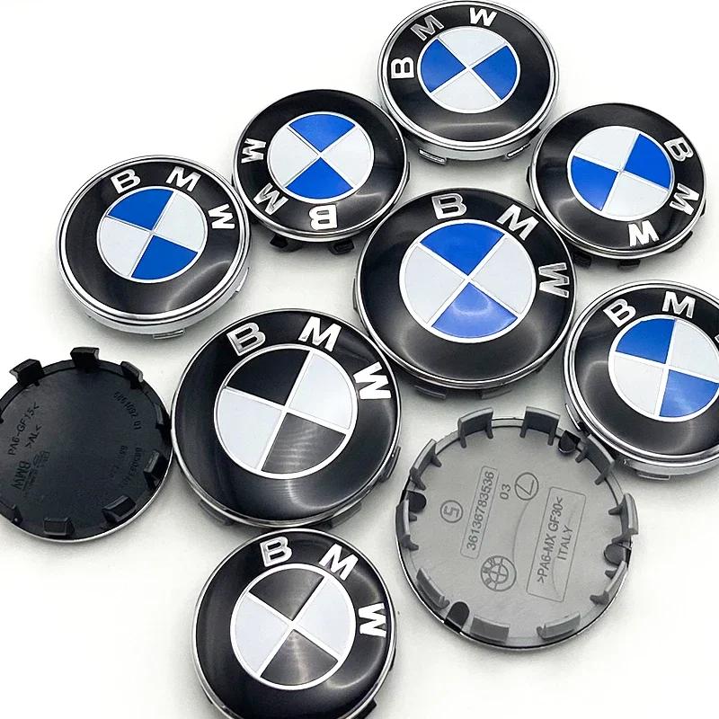 4pcs 56mm 68mm Car Wheel Center Hup Caps Wheel Cover For BMW E36 E39 E46 E60 E90 E90 F01 F10 F30 G01 G20 G21 G30 G11 F15 X5 X3
