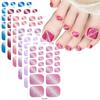 Glittery Nail Stickers, Gradient Cat-eye Toenail Stickers, Waterproof Nail Stickers That Brighten Skin Tone