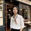 Silk Silk Scarf Women's Spring Summer New Mulberry Silk Temperament Printing Versatile Chinese Square Scarf Outer Scarf Shawl