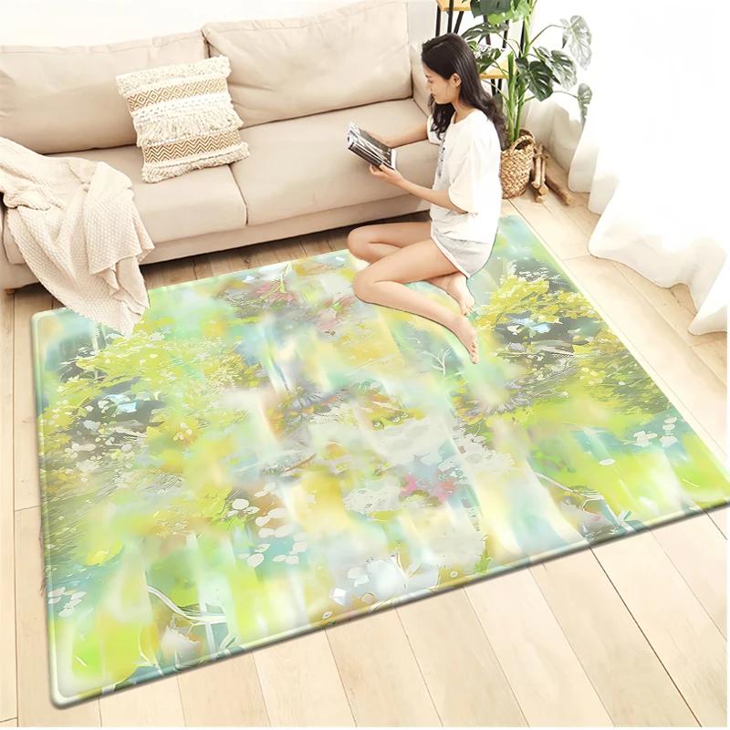Dreamy Blending Large Room Carpet Non Slip Soft Cartoon Kids Bedroom Living Room Floor Mat Home Decor Children's Play Carpet