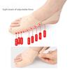 Einstellbarer Fußschutz Hallux Valgus Großzehe Orthopädische Abdeckung Großfußknochen Abriebschutz Tag- und Nachtschuhe Zehenspreizer