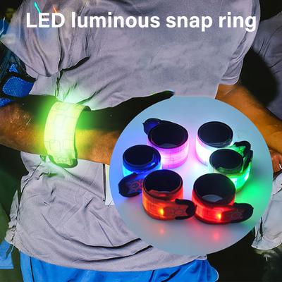 2Pcs LED Armband USB Charging Armband Wearable Running Arm Belt Glow Wristband Reflective LED Light Bracelet Light Band