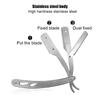 6pcs Beard Kit Shaving Knife Blade Beard Brush Scissors Storage Bag Modeling SetBeard Care Set
