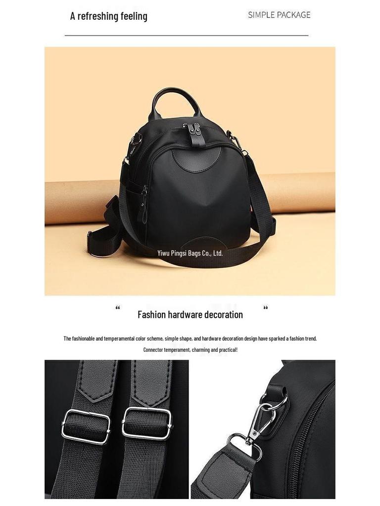 2025 Verschleißfester Mini-Oxford-Rucksack für Damen im koreanischen Stil: Große Kapazität, leicht für Reisen & Pendeln