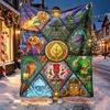 Plants VS Zombies Pattern Blanket for Home Decoration, Bed, Sofa, Car Travel, Camping, Suitable for All Seasons, Birthday Christmas Gift