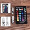 2Pcs T10 5050 W5W 6 Smd Remote Control Rgb Led Car Dome Reading Light Lamp Bulb