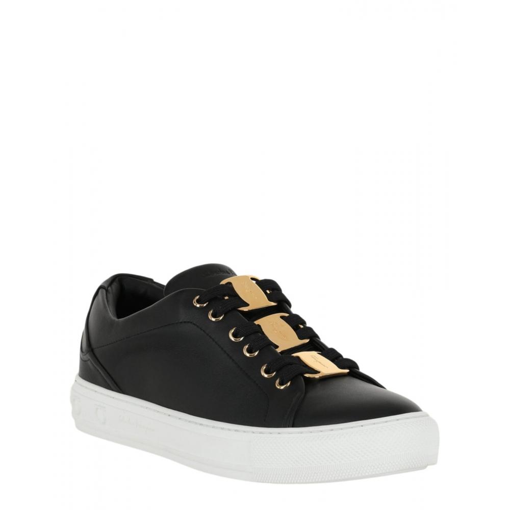 Salvatore Ferragamo Nadine Low Top Sneakers Black