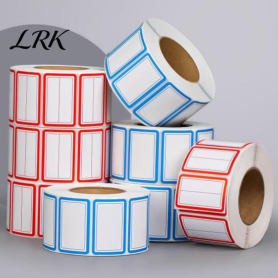 Office Organization Labels 500 Pcs Label Stickers, Color Coding Self-Adhesive Name Tags, Waterproof Neat Edge Stickers Removable for Handwriting File