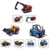 6 Pezzi Mini Veicoli da Cantiere Modello di Auto Giocattoli Bambini Lega Escavatore Camion Auto Set Regalo per Bambini