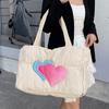 Large Capacity Shoulder Bag Exquisite Padded Handbag Work Bag Puffer Tote Bag  Student