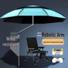 2026 Rainproof & Sunproof Thickened Fishing Umbrella with Ground Insert