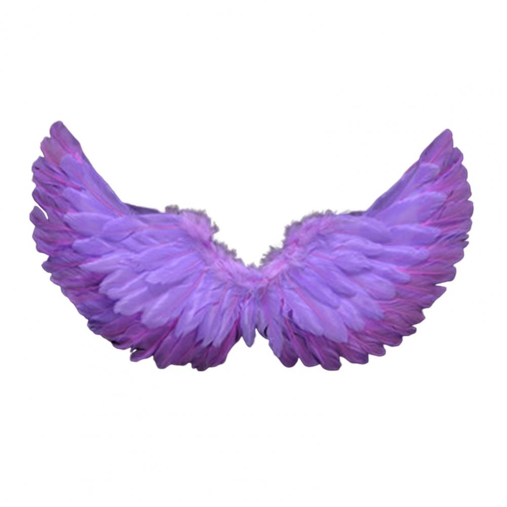 Angel Feather Wings with Elastic Straps Lightweight Costume Cosplay Wings Photography Props Holloween Party DIY Decorations