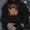 Christmas Reindeer Trio Men's Sweatshirt Hoodie   Comfortable and Soft Fabrics Exquisite Gifts for Family and Friends