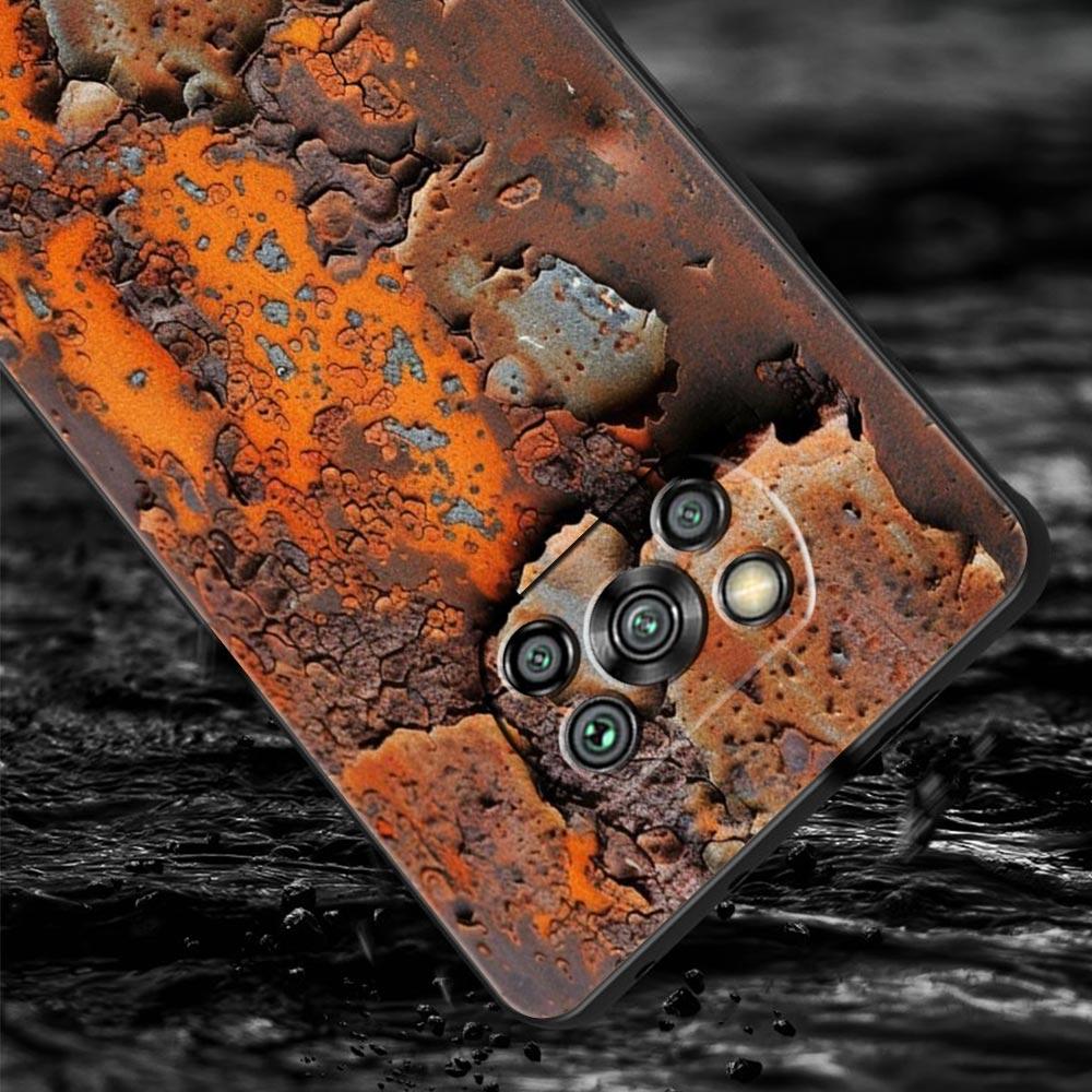 Vintage Industrial Style Rusty Phone Case for Xiaomi Poco F7 F6 F5 F4 F3 X6 X5 X4 X3 NFC F7 Ultra M4 C51 C55 GT Soft TPU Cover