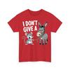Funny Unisexs T Shirt Unisex Cotton Tee Spring Summer Humor Novelty Oversized Cotton I Dont Give A Rats Ass Mouse Donkey Funny Top
