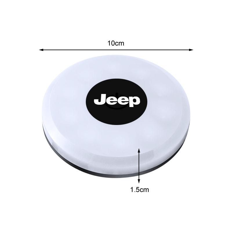 LED Touchleuchte Kabellose Auto Innenbeleuchtung Auto Dachhimmel Leselampe Für Jeep Big Wrangler Grand Cherokee New Energy Gladiator SRT Wrangler