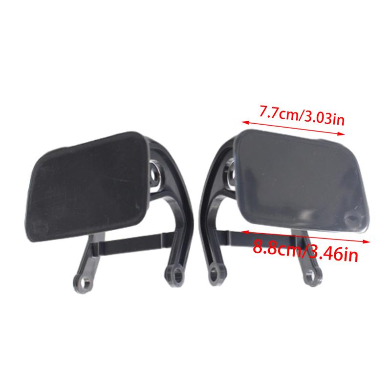 1 Paar Grau Frontstoßstange Scheinwerferreinigungsdüse Abdeckung für BMW E60 5er Serie 2004 2005 2006 2007-2010 51117111742 51117111741