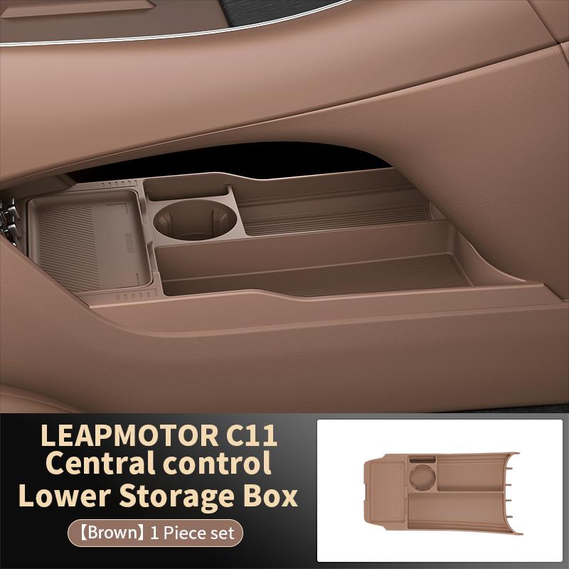 

Suitable for 26 Models of Leapmotor C11, Under-center Console Storage Box, Organizer, Glasses Holder, Car Accessories