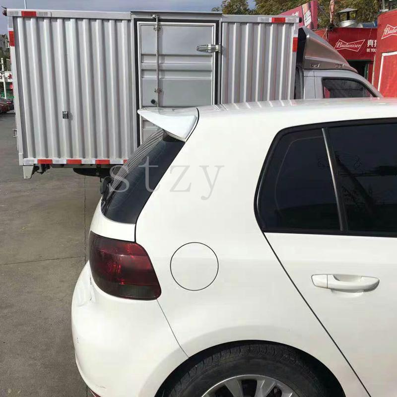 For Volkswagen GOLF 6 Spoiler 2010-2013 Mk6 High Quality ABS Material Car Rear Wing Primer Color Rear Spoiler