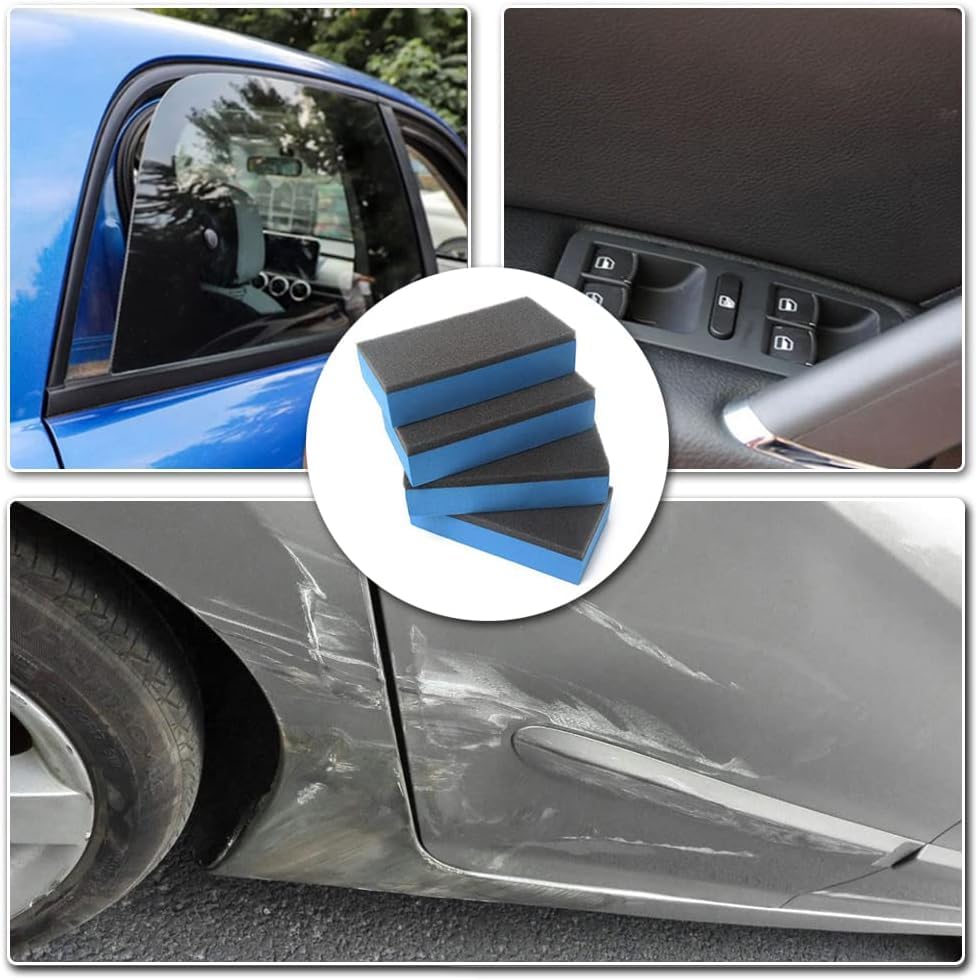 Car Wash Sponge, 10 Pieces, Sponge, , Remover, Car, Motorcycle, Cleaning,