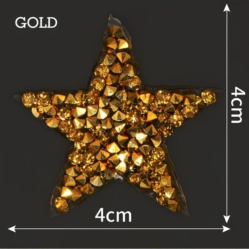 Clothes Sequin Patches Star Rhinestone Patch Iron On Bling Embroidered Patch Thermo Stickers For Clothes DIY