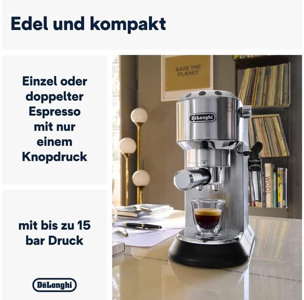 Кофеварка DeLonghi EC 685.M Dedica