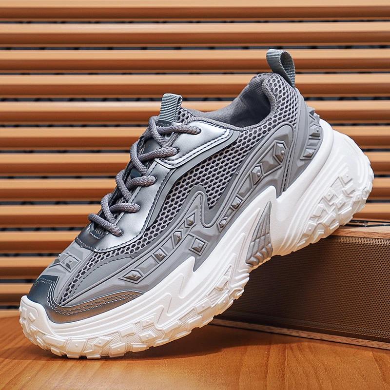 Fashion Mans Soft Shoes Fashion Outdoor Autumn Sport Men's Thick Bottom Sneaker Classic Crush Resistant Personality Male Casual Sneakers