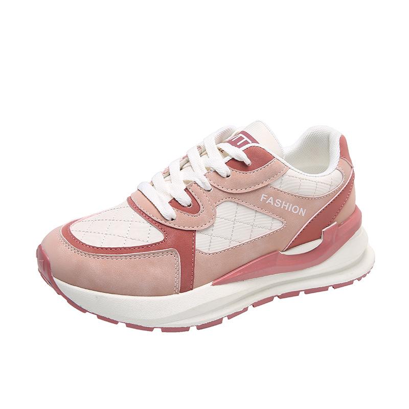 2024 Autumn New Trendy Fashion Casual Sports Footwear Retro Color Matching Forrest Sneaes Casual Shoesker Women