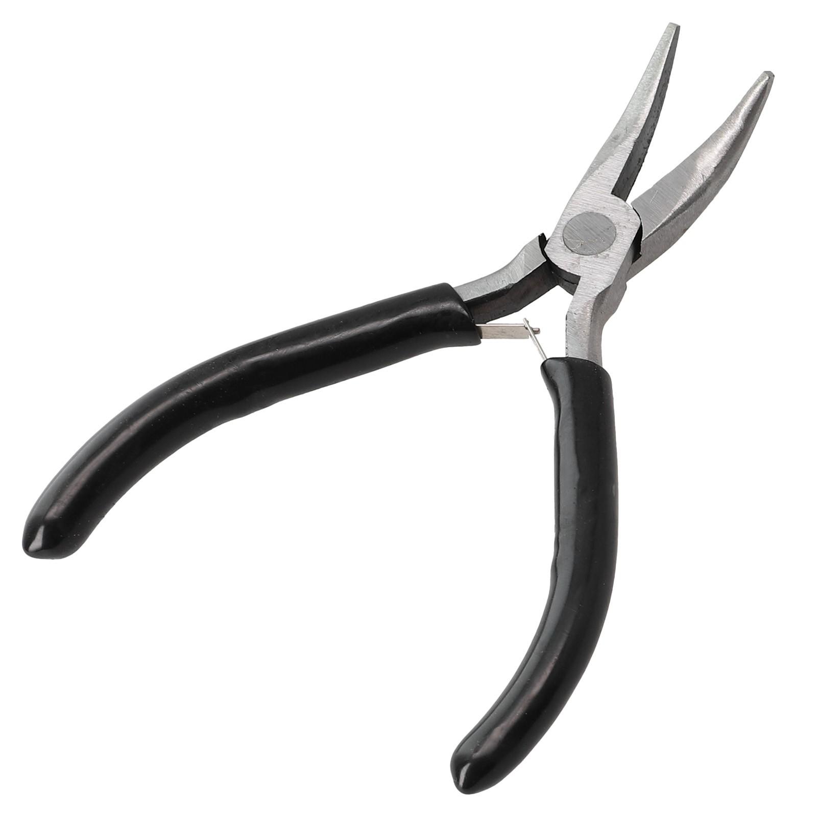 

Інструменти для виготовлення бісеру Маленькі плоскогубці Ювелірні інструменти Ювелірні плоскогубці Bent Nose Pliers