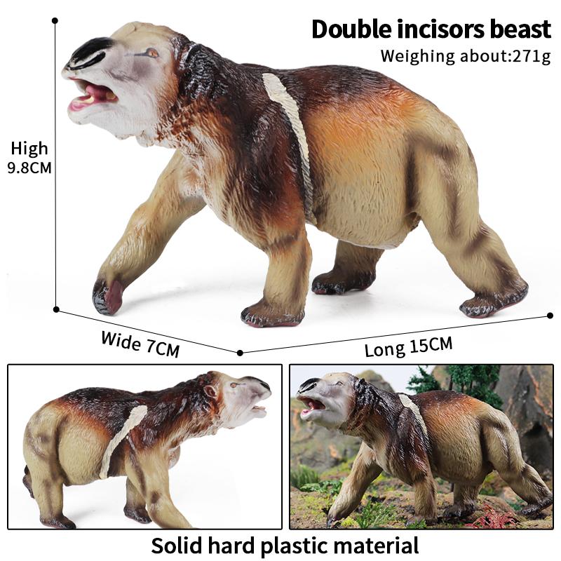 Oenux Prehistoryczne Dzikie Zwierzęta Doedicurus Pancernik Doedicurus Szablozębny Model Figurki Akcji PVC Kolekcja Zabawka Prezent dla Dziecka