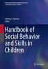 The Handbook of Social Behavior and Skills In Children Book