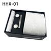 Paisley Men'S Tie Square Cuff Tie Clip Gift Box Set Business Casual Tie Black Gift Box