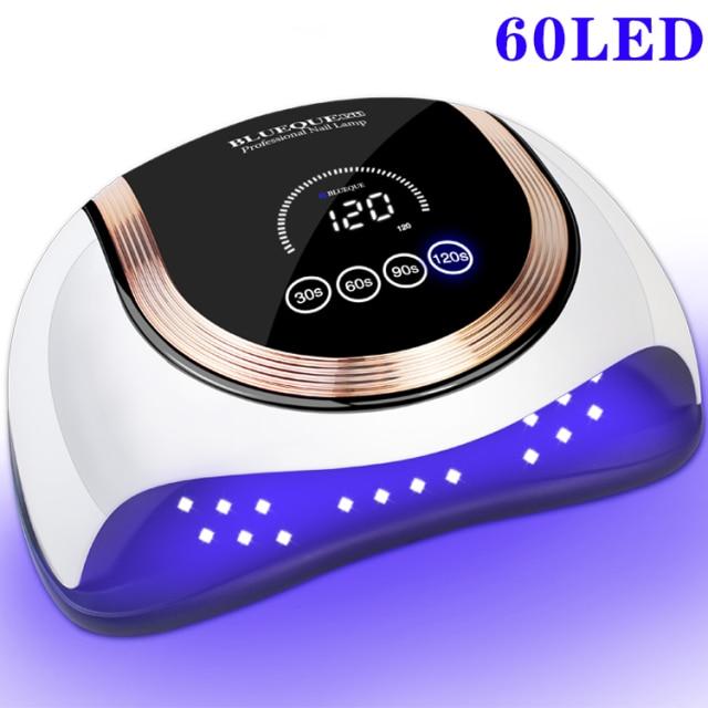 

Ультрафіолетова світлодіодна лампа для сушіння нігтів для акрилового гель-лаку для нігтів з високою потужністю Потужне обладнання для нейл-арту Манікюрна машина EU
