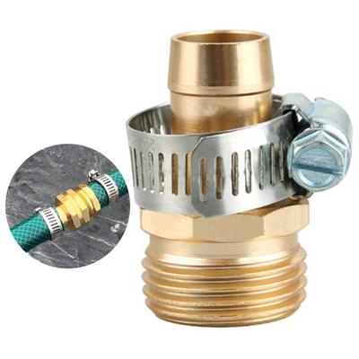Garden Hose Repair Connectors Stainless Steel Clamps for 3/4 Inch Hoses Corrosion Resistant Easy To Install Long Lasting