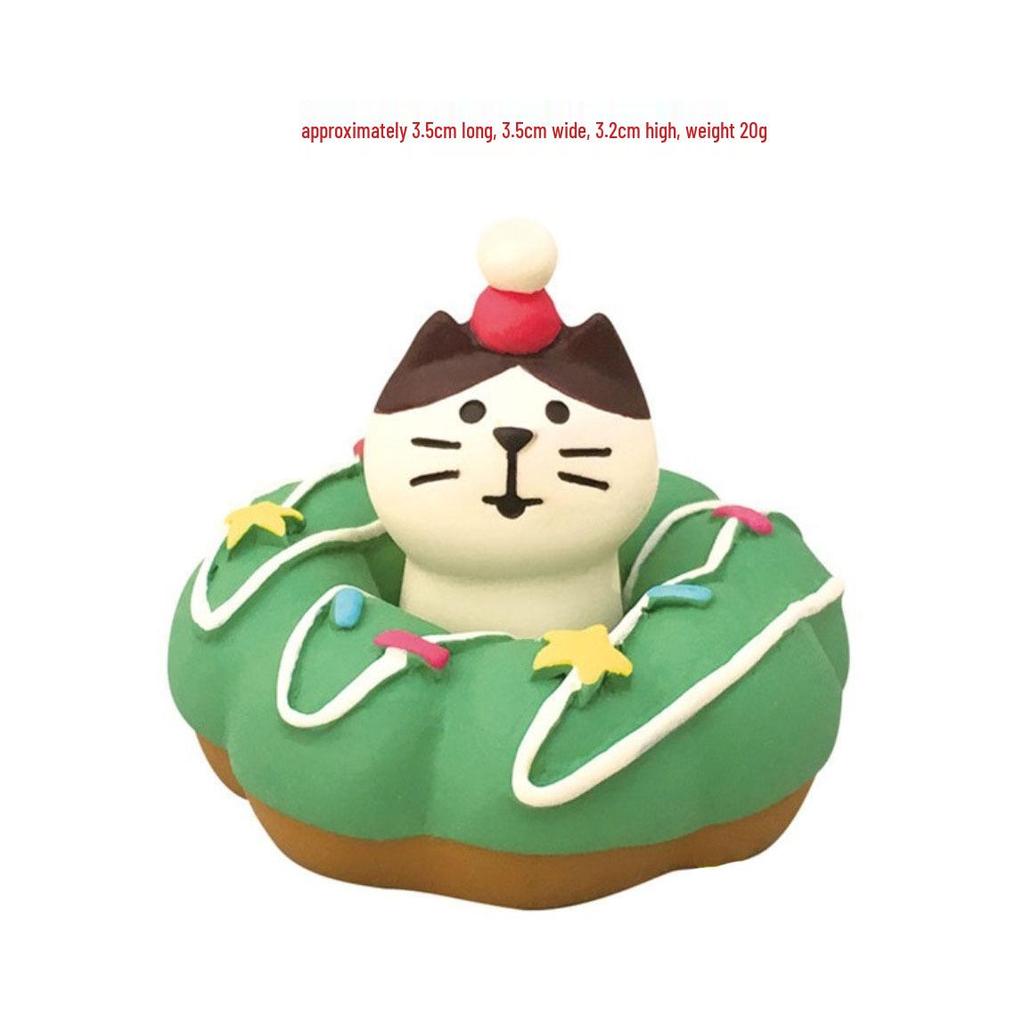 Japanese Cat Santa Claus Miniature Gifts - DIY Resin Crafts Ornaments