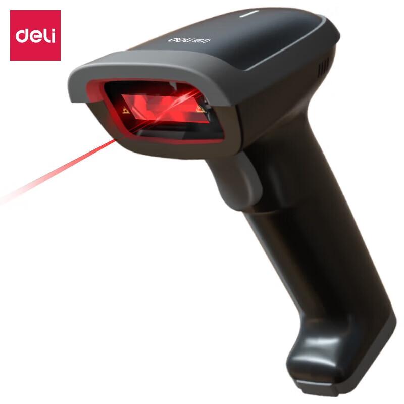 Deli Wireless 1D Laser Barcode Scanner