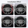 Suitable for Volvo Breathable Holes Leather Steering Wheel Cover Segmented Quick Release Design Non-Slip Durable V40 V70 S60 C30 S40 